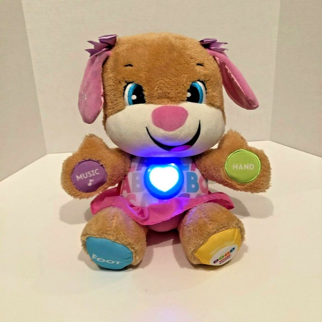 Fisher Price 1186 Laugh & Learn Nighttime Musical Puppy Includes battery eBay