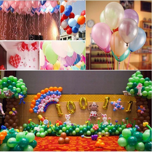 Au Assorted Colours Balloon Latex Balloons Large Circular Birthday Wedding Party - Picture 6 of 6
