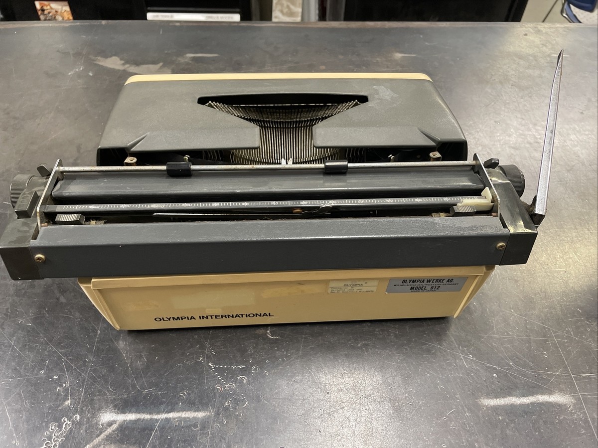 Vintage Olympia Model B12 Manual Portable Typewriter Made in Japan