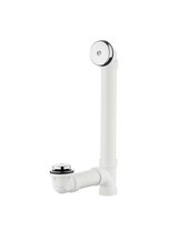 Everbilt Bath Waste & Overflow Drain PVC White Schedule 40 1-1/2" 213 357 