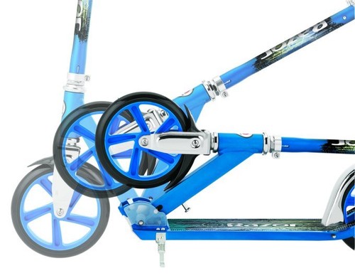 Razor A5 Lux Kids/Boys Aluminum Kick Folding Scooter - Blue | 13013240 - Bild 2 von 4