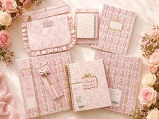 LoveShackFancy x Target -Yoobi Lot Planner, 3Ring Binder, pouch, Composition