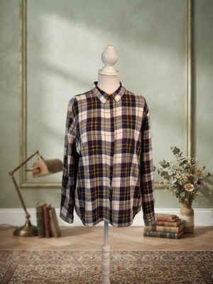 Bexleys Woman   Karierte Damenbluse, Größe 44