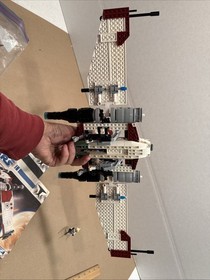 LEGO Star Wars V-19 Torrent 7674 w Manual & Mini Figure, Missing 1 Piece, No Box