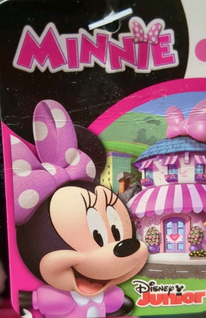 Disney Junior 10” MINNIE MOUSE Stuffed Plush Pink Coin Piggy Bank Doll MZB