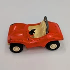 Tonka Mini DUNE BUGGY Vintage #55340 Orange Pressed Steel 3.75"
