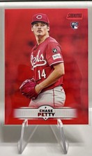 2025 Topps Stadium Club #59 Chase Petty RC Red Foil Parallel
