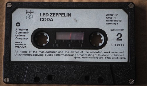 LED ZEPPELIN - Coda - Cassette Tape Album - Chromedioxide - Picture 4 of 5
