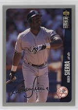 1996 Upper Deck Collector's Choice Silver Foil Signature Ruben Sierra #630 05v0