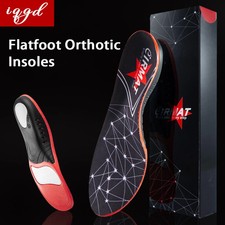 1Pair Flat foot Orthopedic insoles men womenarch support sports insoles Silicon