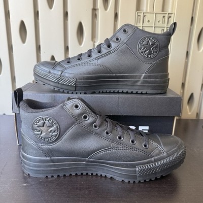 Converse Chuck Taylor All Star Malden Street Boot Mid Men's Grey Black Sz 10