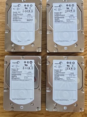 4x Seagate Cheetah 15K.7 ST3300657SS 300GB SAS 15K 3,5'' Server HDD