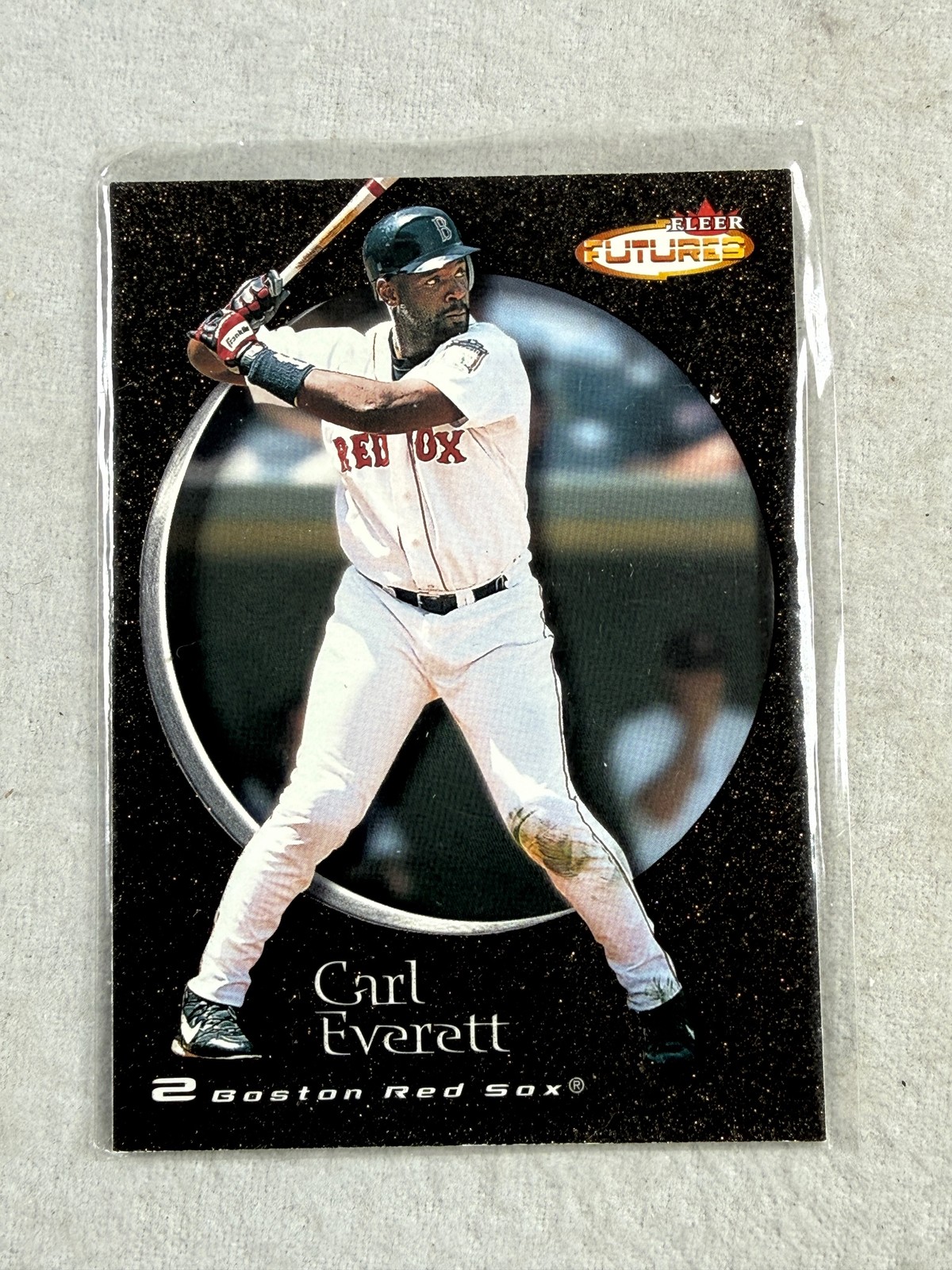 2001 Fleer Futures #124 Carl Everett Black Gold #/499