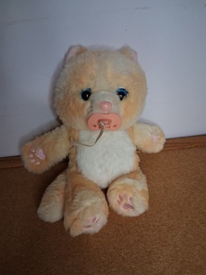 Little Live Pets Cozy Dozys Ginger Kitty Cat Interactive Plush Toy with Pacifier