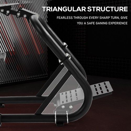 Supllueer Racing Simulator Cockpit Stand Fit For Logitech G920 Thrustmaster T300 - Picture 9 of 21