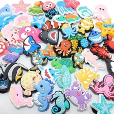 You Pick Ocean Crocs Shoe Charms Bogg Bag Sea Life Animals Whale Fish Dolphin