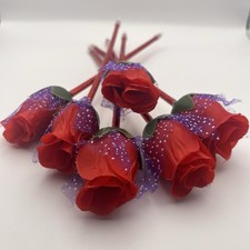 🌹 Kugelschreiber im Rosen-Design – Set mit 6 Stück 🌹