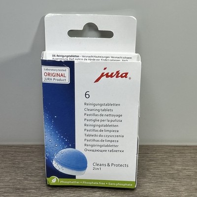 Original Jura 64308 Cleaning Tablets All Jura Automatic Coffee Centers 6 Tabs
