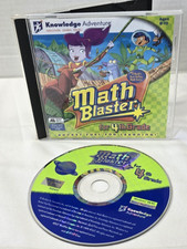 Math Blaster for 4th Grade Windows 95/98 PC V1.1c Math Skills Building Ages 8-10