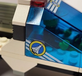 Lego 6453 Town: Space Port, Com-Link Cruiser, Complete w/ Instructions, No Box