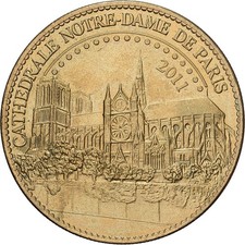 [#1527142] France, Token, Cathédrale Notre-Dame de Paris, 2011, Copper-nickel Al