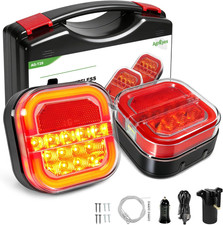 T28 Halo Wireless Trailer Lights, 2 Mounting Options Magnetic Trailer Light for