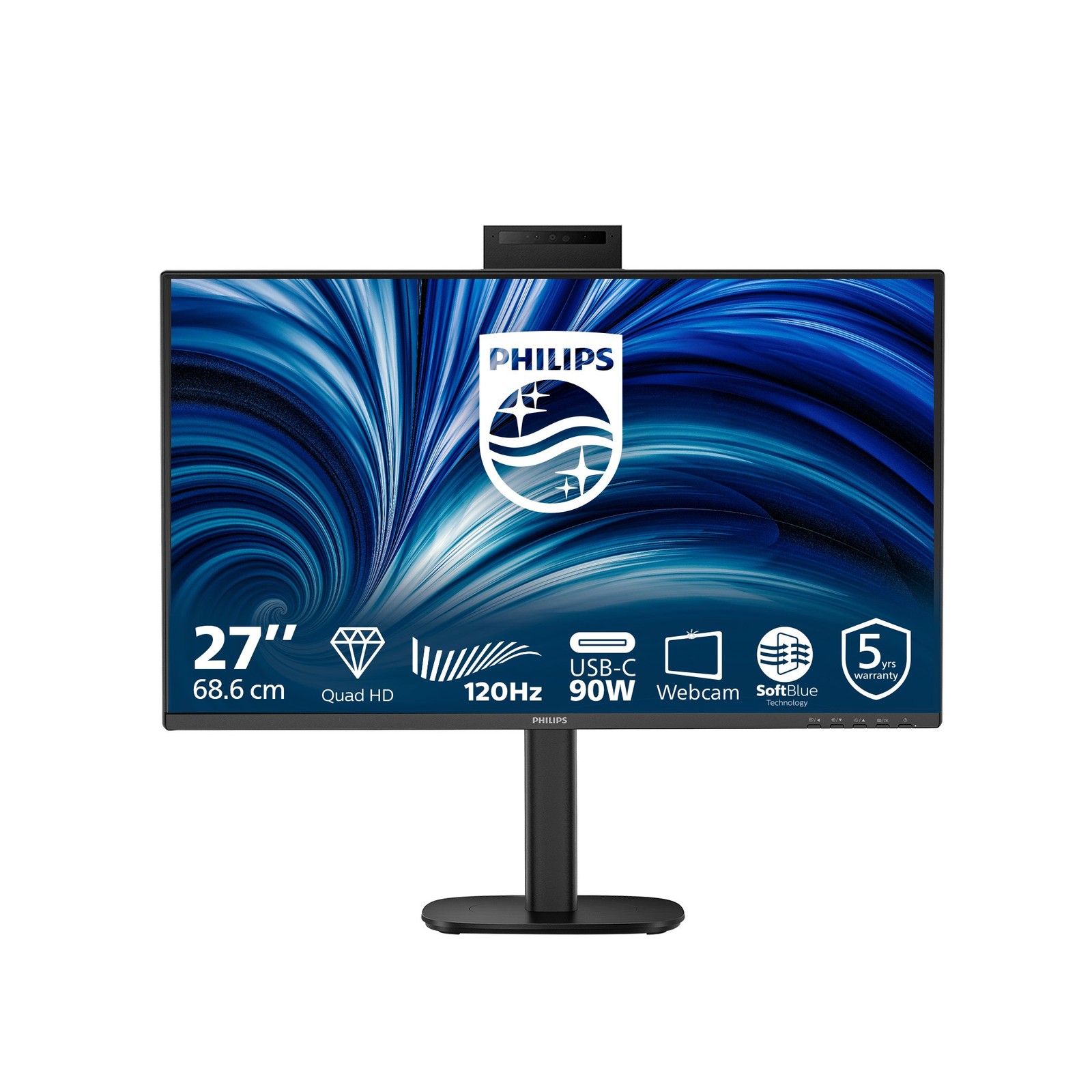 Philips 3000 series 27B2U3601H/00 computer monitor 68.6 cm (27"") 2560 x 1440 pix