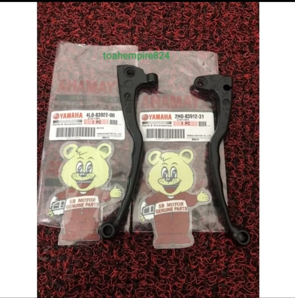 Yamaha RXK RX115 RX135 RXS YT Clutch Lever Handle Brake Lever Handle OEM Genuine Foto 2 de 4