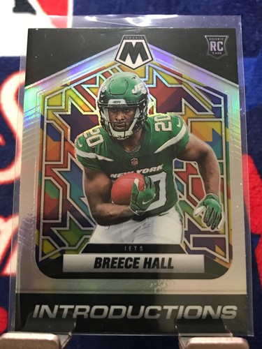 Breece Hall #I-10 — 2022 Panini Mosaic Introductions football card