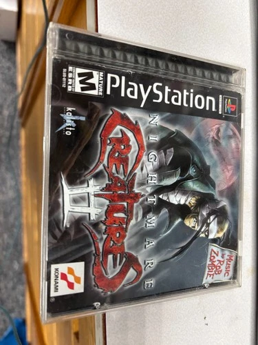 New ListingNightmare Creatures 2 w/ Case, Manual, & Blank Registration PlayStation 1