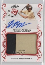 2018 Leaf Perfect Game National Showcase Red 12/15 Joe Mclaughlin Patch Auto 5ox