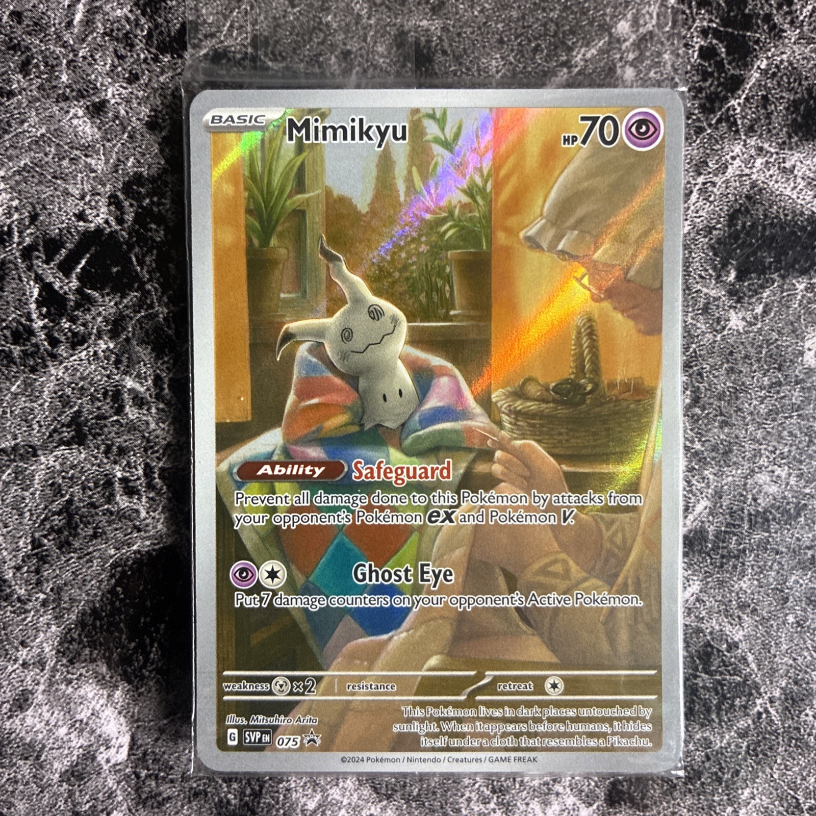 Pokémon TCG Mimikyu 075 Sv: Scarlet & Violet Promo Cards Holo SEALED