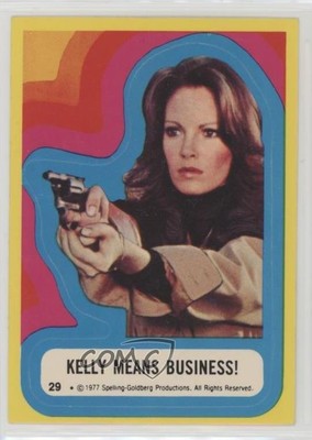 1977 Topps Charlie's Angels Stickers Jaclyn Smith Kelly Garrett #29 2k3