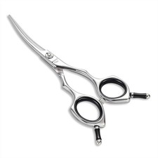 Dog Grooming Scissors 5'' Small Curved Pet Shears Super Light Professional 44...