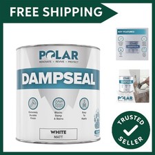 Polar Damp Seal Paint - Primer & Topcoat for Indoor Walls & Ceilings - Mould ...