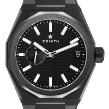 Zenith Defy Skyline Black Ceramic Black Dial Mens Watch 49.9300.3620 Box Card