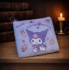 KUROMI Double Berries Yogurt Zip Coin Purse with Zipper Cute