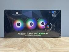 Thermalright Frozen Magic 360 Black ARGB V2 CPU Aio Cooler... FACTORY SEALED...