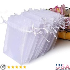 Sheer Organza Wedding Favor Bags Multi-Purpose Gift Packaging Party Supplies New