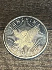 VINTAGE "No Date" SUNSHINE MINING 1 Troy Oz .999 Fine Silver Round