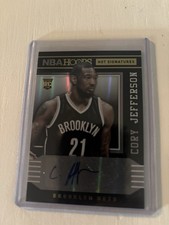 2014-15 Hoops Cory Jefferson Rookie Hot Signatures Auto Card