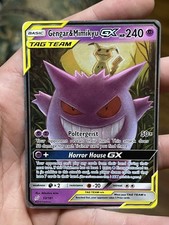2019 POKEMON SM TEAM UP #53 GENGAR & MIMIKYU GX TAG TEAM ULTRA RARE HOLO ENGLISH on eBay