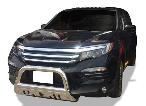 Black Horse Stainless Bull Bar Bumper Guard Fit 2016-2021 Honda Pilot - Bild 13 von 13