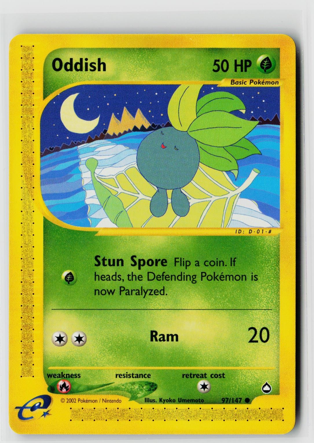 Pokemon Aquapolis #097/147 Oddish Common