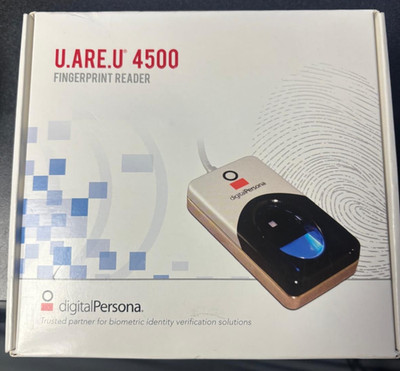 HID Digital Persona U.are.U 4500 USB Fingerprint Reader - NEW