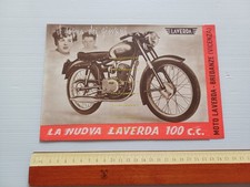 Laverda 100 Sport - 100 Turismo 1955 depliant italiano originale
