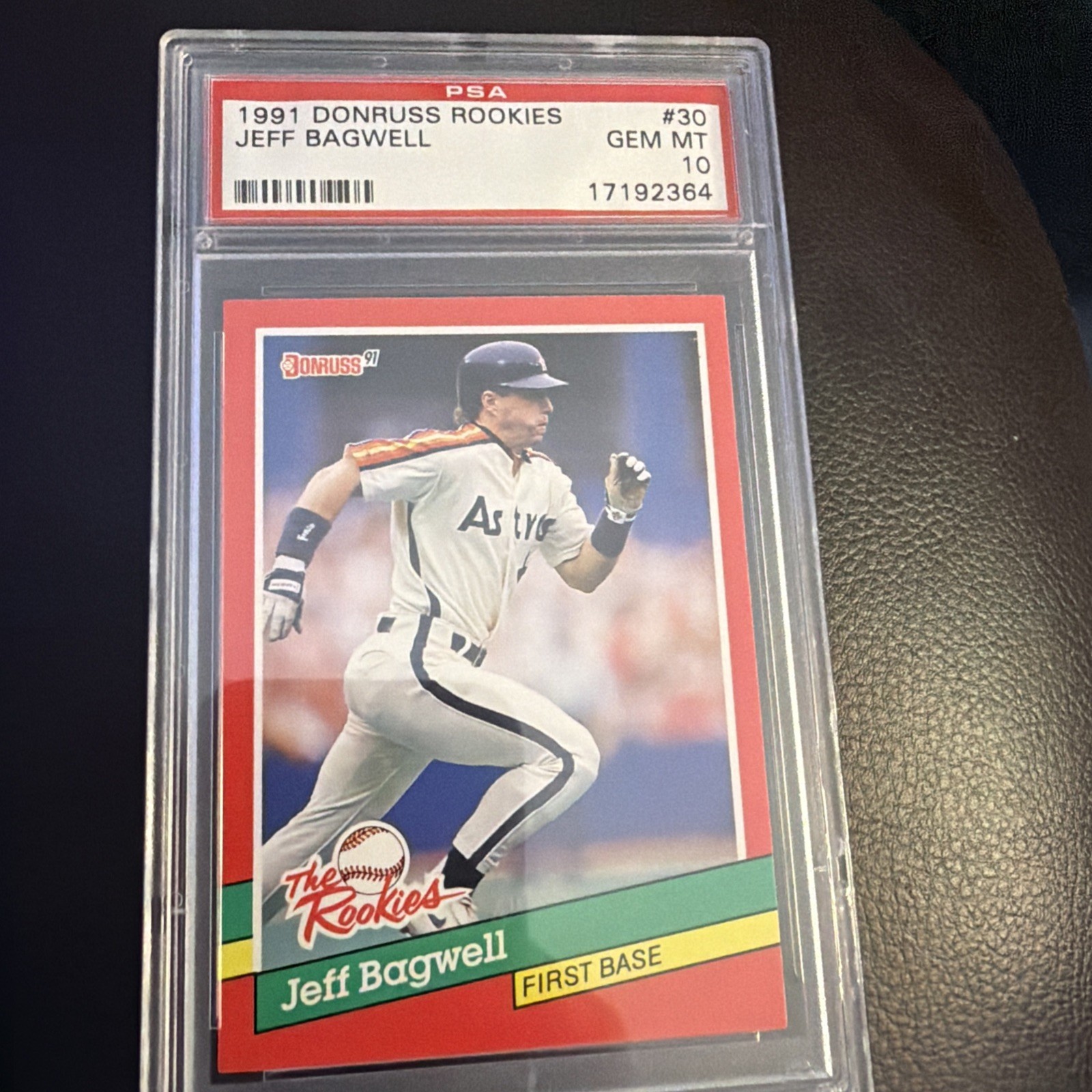 1991 Donruss the Rookies Jeff Bagwell #30 (RC) PSA 10