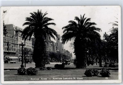 51381358 - Buenos Aires Omnibus Avenida Leandro N. Alem 1938