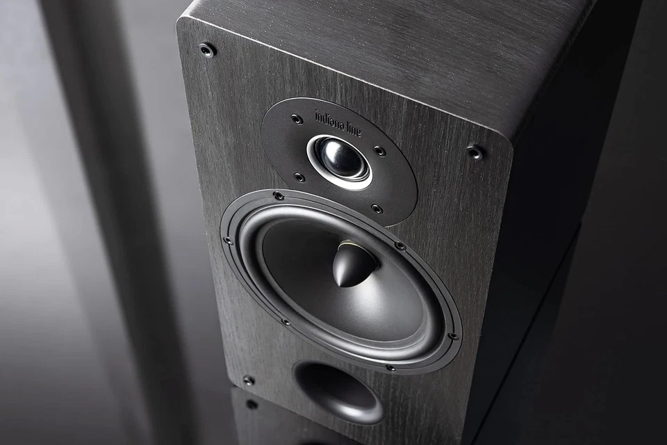 Indiana Line Tesi 261 N - Coppia Diffusori da Scaffale - Rovere Nero - Immagine 4 di 4