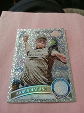 2011 Topps Update # US81, Aaron Harang San Diego Padres  Silver Anniversary.